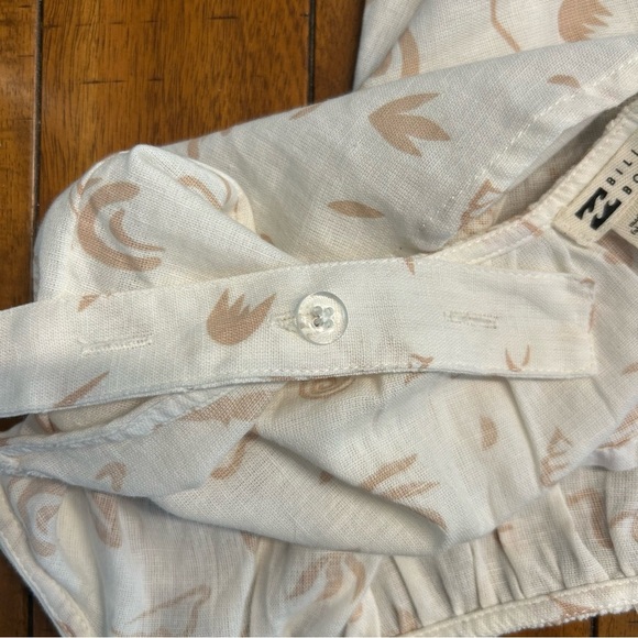 *NWT* Billabong Lotta Sun Crop Tank Top in Natural Cream and Tan, Size Small - Picture 9 of 14